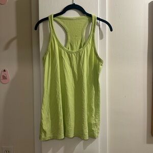 LuLuLemon Lime Green Women's Tank Top